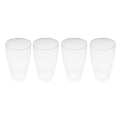 Masflex by Winland 4pieces Juice Drinking Glass Tumbler Set 400mL / 13.52oz WW-077