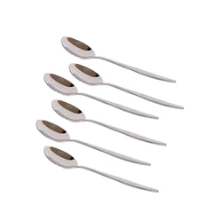 Masflex by Winland 6 Pieces Stainless Steel Dinner Cutlery Set Teaspoon YS-94/6