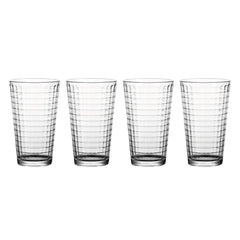 Masflex by Winland 4 Pieces Elite Drinking Glass Set Tumbler Set 473ml/16oz GG-GC-C