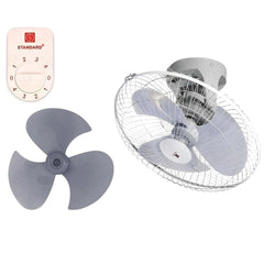 Standard Appliances by Winland 16 Inch Super Wind Plastic Blade Electric Orbit Ceiling Fan SOF-16E