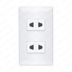 Powerhouse by Winland 1/2/3 Gang Plate with Universal Outlet 120mm x 70mm (250V/16A)