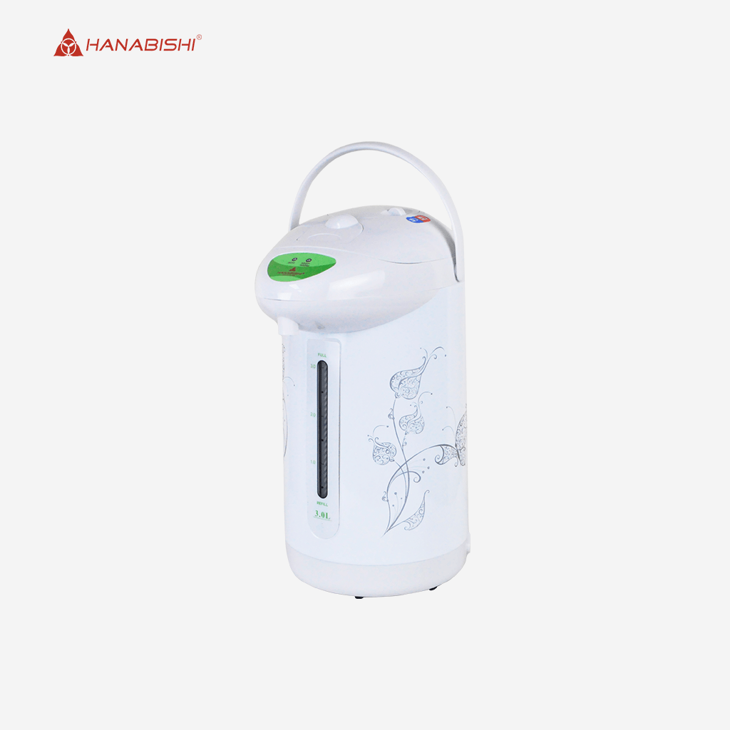 Hanabishi 3.0L Electric Airpots Thermos Air Pot Water Dispenser w/ Manual Pump HOTPOT - 399 - Winland Depot