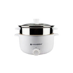 Hanabishi 3Liters Aesthetic White Multi - Function Cooker HMC - 300WHT - Winland Depot