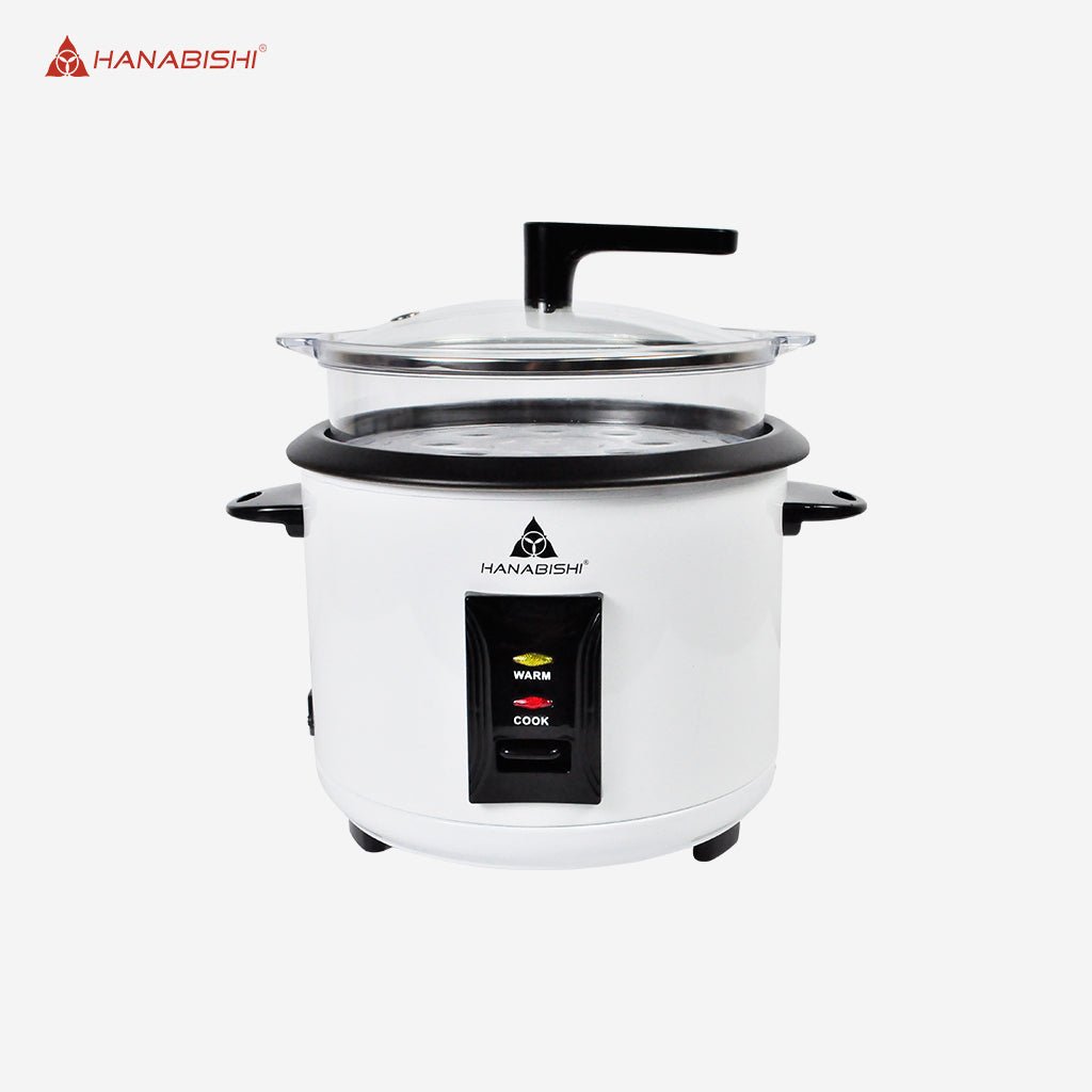 Hanabishi Automatic Electric Rice Cooker 1.8 Liters / 10 - Cups HRC - 18TRNSPSTM - Winland Depot