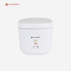 Hanabishi Automatic Square Rice Cooker 1.5L serves 7 cups aluminum inner lid HSQRC - 15WHT - Winland Depot