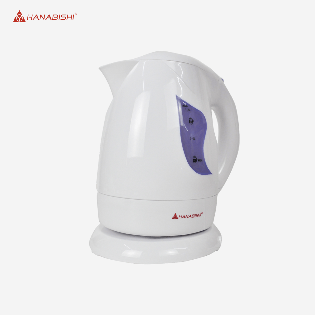 Hanabishi Electric Kettle Water Heater 1.2L w/ Auto Shut Off HWK - 112S - Winland Depot