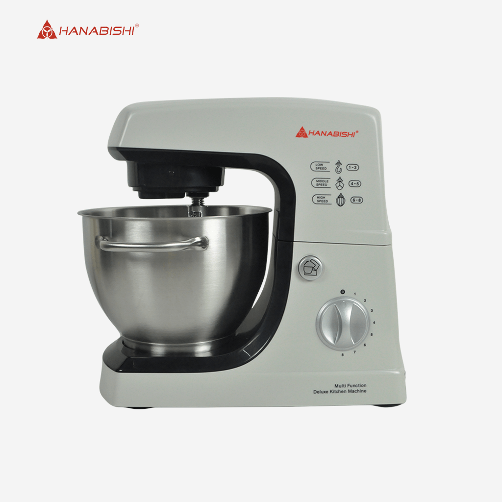 Hanabishi Professional Stand Mixer w/ Self - Rotating Beater Dough Hooks 4.2L Bowl HPM800 - Winland Depot