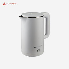 Hanabishi Quick Boil Electric Water Kettle 1.7L - Pearl White 1500watts HWK517XWHT - Winland Depot