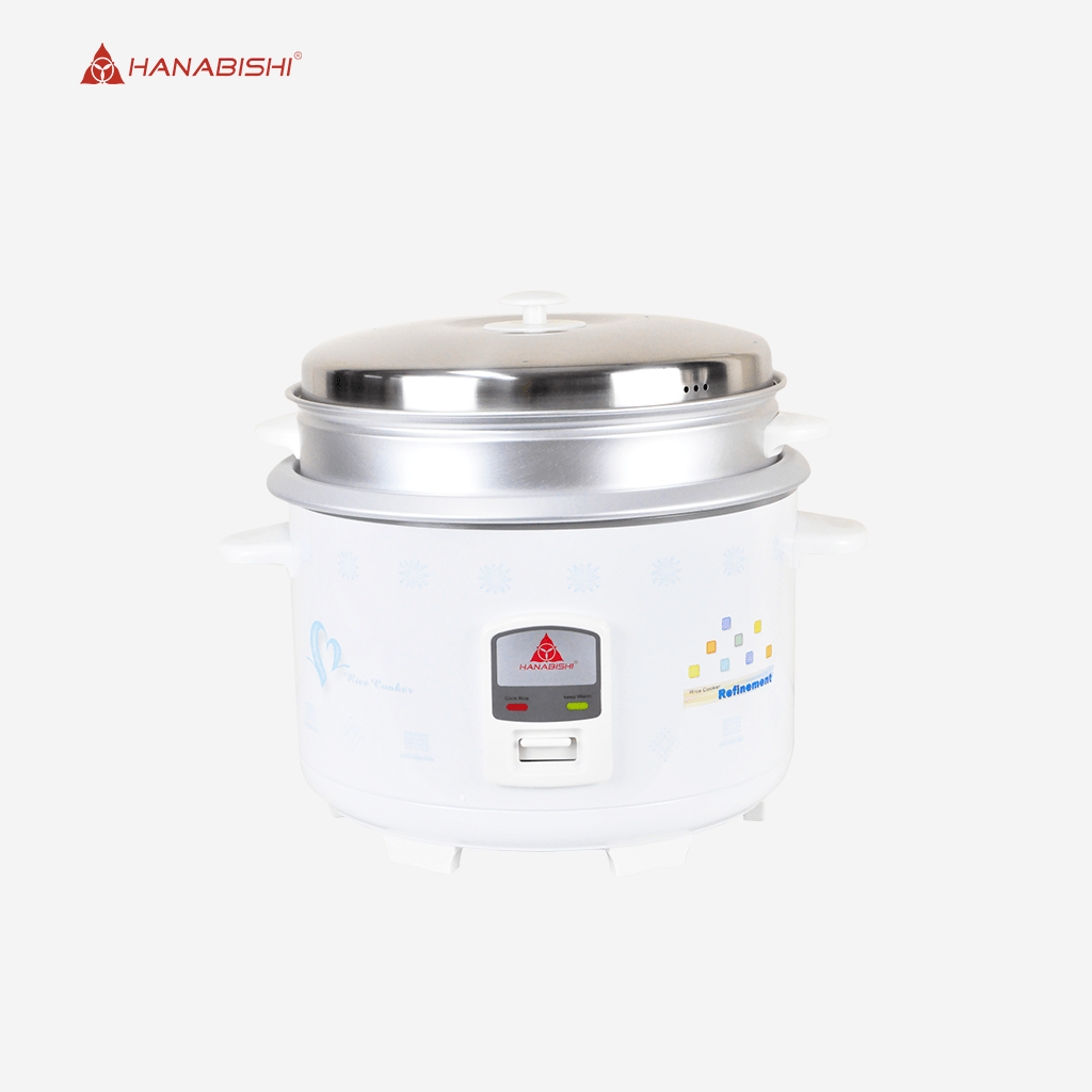 Hanabishi Rice Cooker 10L capacity estimated serves 100 persons HHRC - 100FS - Winland Depot