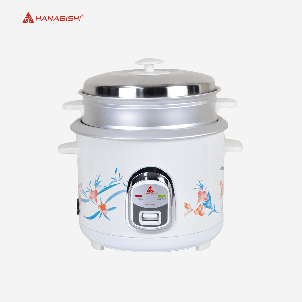 Hanabishi Rice Cooker 2.8L serves 15 cups with Steamer - Winland Depot