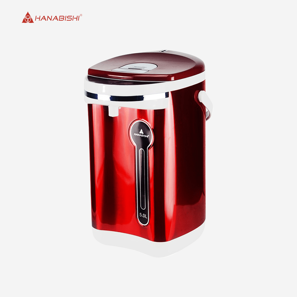 Hanabishi Stainless Steel Inner Pot / Electric Airpot Red 5L HOTPOT600RED - Winland Depot