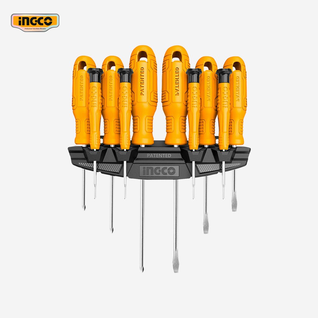 Ingco 10 Pcs Screwdriver and Precision Screw Driver Set HKSD1058 - Winland Depot