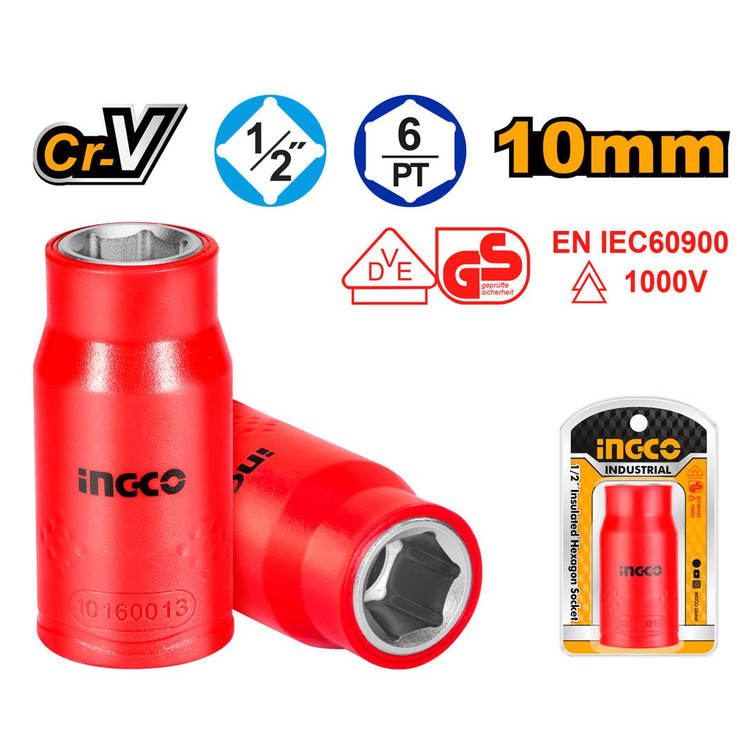 Ingco 1/2 Inch Insulated Hexagon Socket HIHAST12101 - Winland Depot