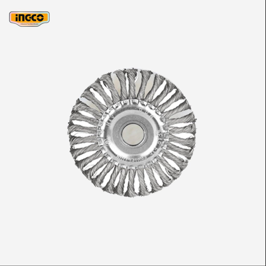 Ingco 125mm (5 Inch) & 180mm (7 Inch) Wire Wheels WB51251 & WB51801 - Winland Depot