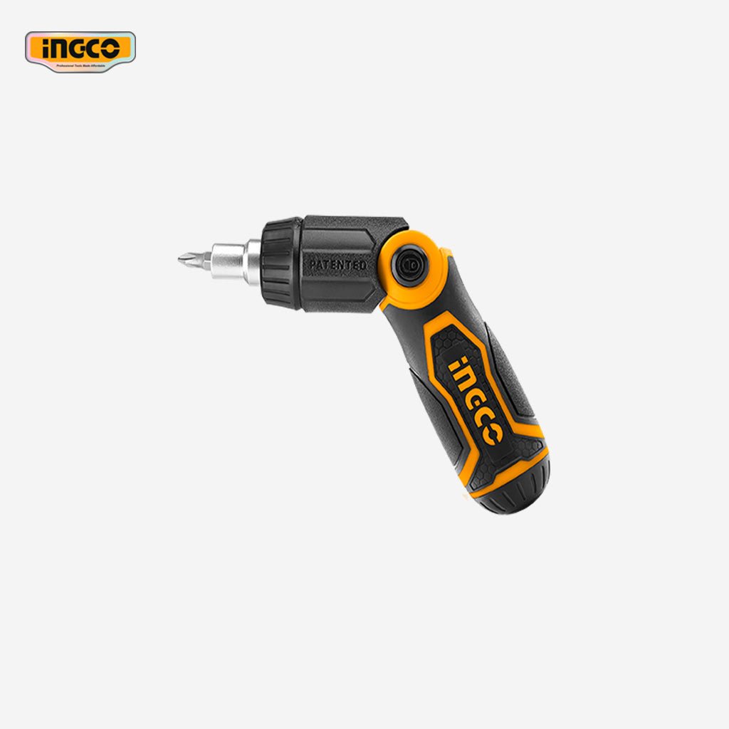Ingco 13 - in - 1 Ratchet Screwdriver Set CR - V Folding Handle AKISD1208 - Winland Depot