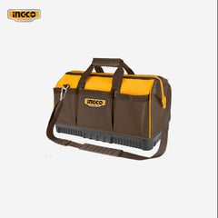Ingco 16 Inch Basket Tools Bag Storage Box Organizer with 16 Pockets HTBG08 - Winland Depot