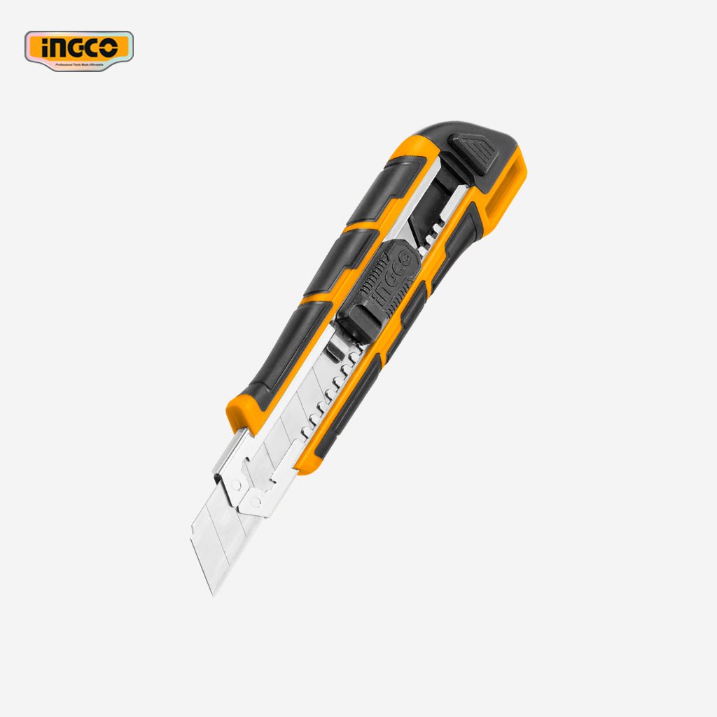 Ingco 18mm x 100mm Snap - Off Blade Knife Cutter HKNS28035 - Winland Depot
