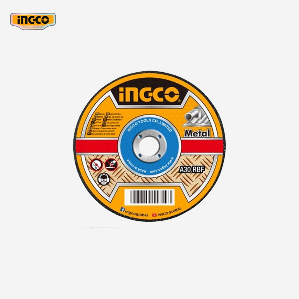 Ingco 1pc 4 Inch Abrasive Metal Cutting Disc MCD1210550 - 1PC - Winland Depot