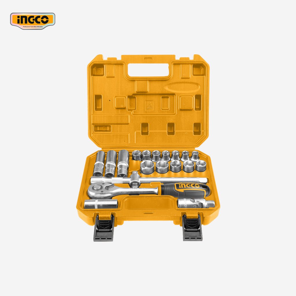Ingco 20 Pcs / Set 1/2 Inches Socket Set HKTS12201 - Winland Depot