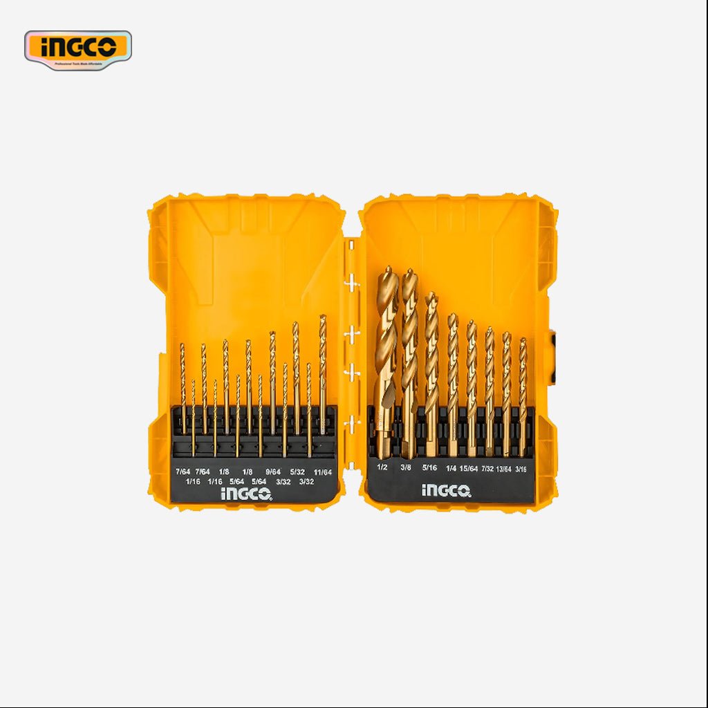 Ingco 21 Pcs Titanium Drill Bits Set CP AKDL52101 - Winland Depot