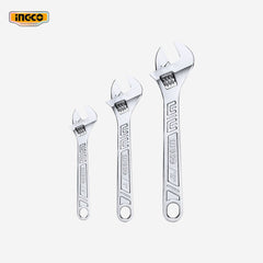 Ingco 3 Pcs Adjustable Wrench Set HADWK031 - Winland Depot