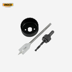 Ingco 3 Pcs Hole Kit Lock Installation Hole Saw Set AKHS302 - Winland Depot