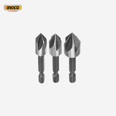 Ingco 3 Pcs / Set Countersink Bit Set HSS DBCS0031 - Winland Depot