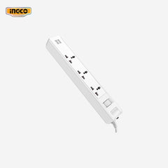 Ingco 3 Way Extension Cord Cable Wire Universal Socket with USB HES13041VSB - Winland Depot