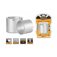 Ingco 33mm - 83mm Carbide Gritted Hole Saw HSB40 - Winland Depot
