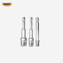 Ingco 3pcs Socket Adaptor Set with 1/4" Hex Shank AMN365A01 - Winland Depot
