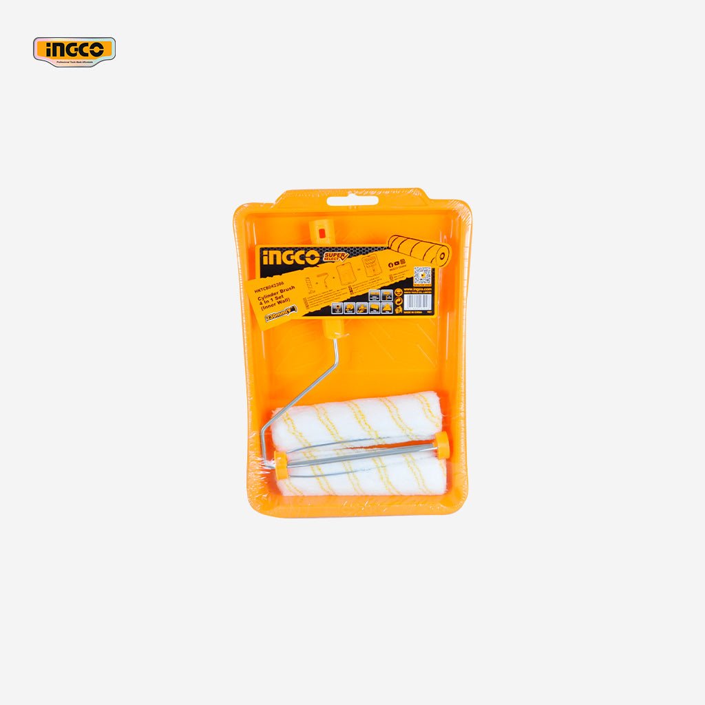 Ingco 4 - in - 1 Set Cylinder Paint Brush HKTCB042306 - Winland Depot