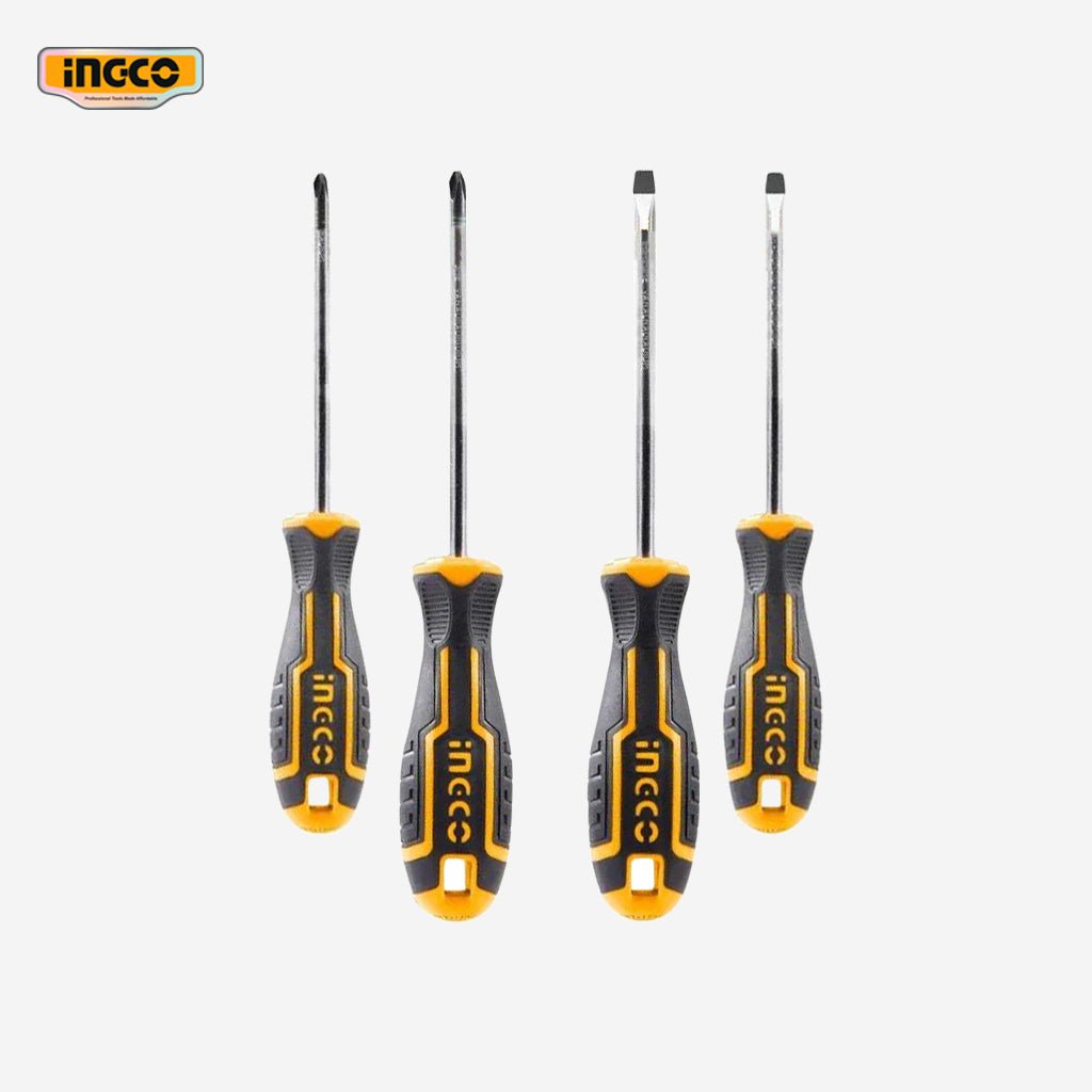 Ingco 4 Pcs Screwdriver Set HKSD0428 - Winland Depot