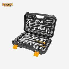 Ingco 44 Pcs 1/4 Inch + 1/2 Inch Socket Set HKTS42441 - Winland Depot
