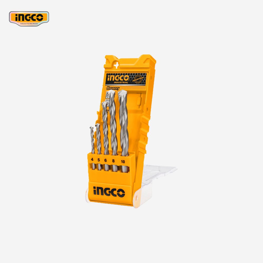 Ingco 5Pcs Multi - Function Drill Bits for Masonry Concrete 4 - 10mm AKD6058 - Winland Depot