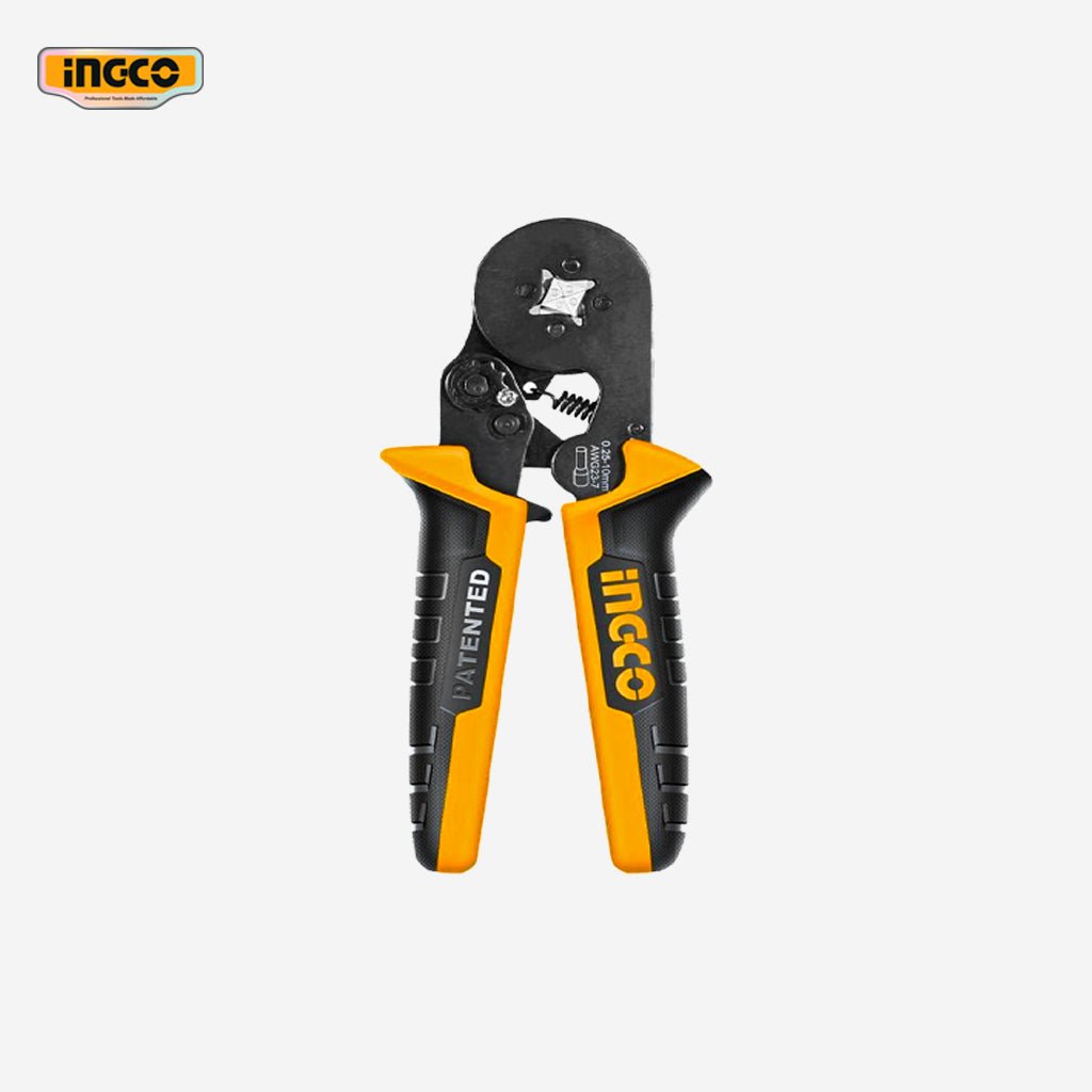 Ingco 6 Inch Ratchet Crimping Plier 0.25 - 10mm2 23 - 7 AWG HRCPG05210 - Winland Depot