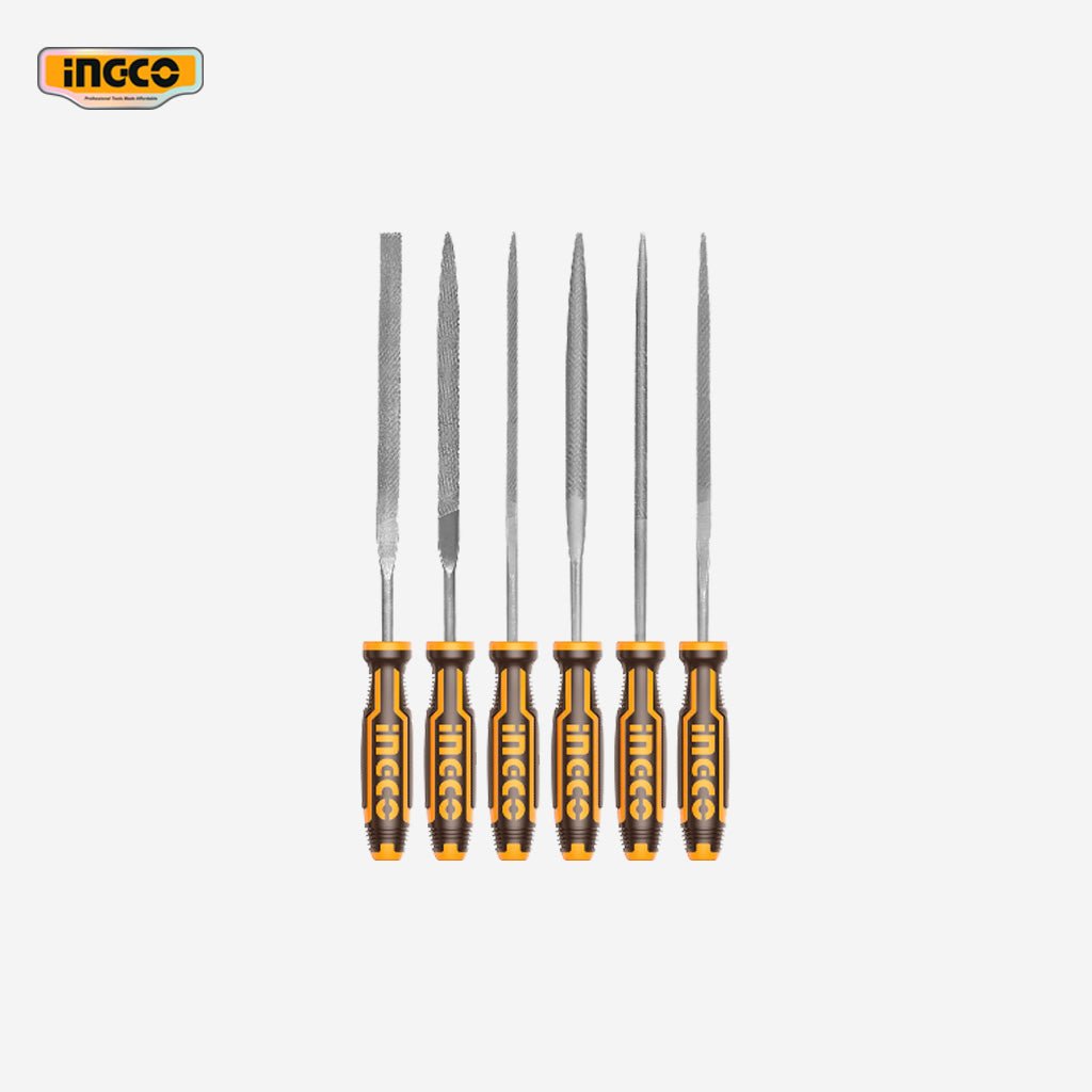 Ingco 6 Pcs File Set 5.5 Inch HKTF63 - Winland Depot