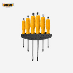 Ingco 6 Pcs Go - Through Screwdriver Set HSGTDC180601 - Winland Depot