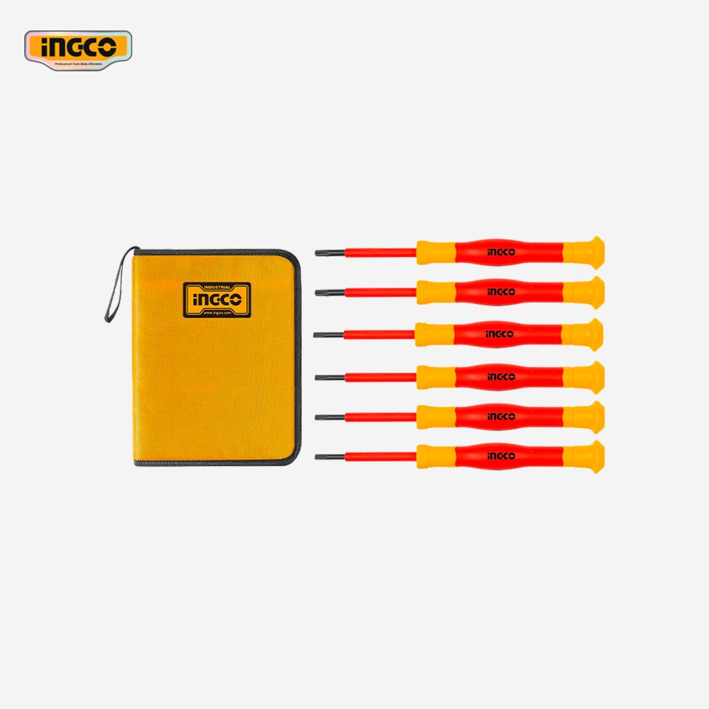 Ingco 6 Pcs Insulated Precision Screwdriver Screw Driver Set HKIPSD0601 - Winland Depot