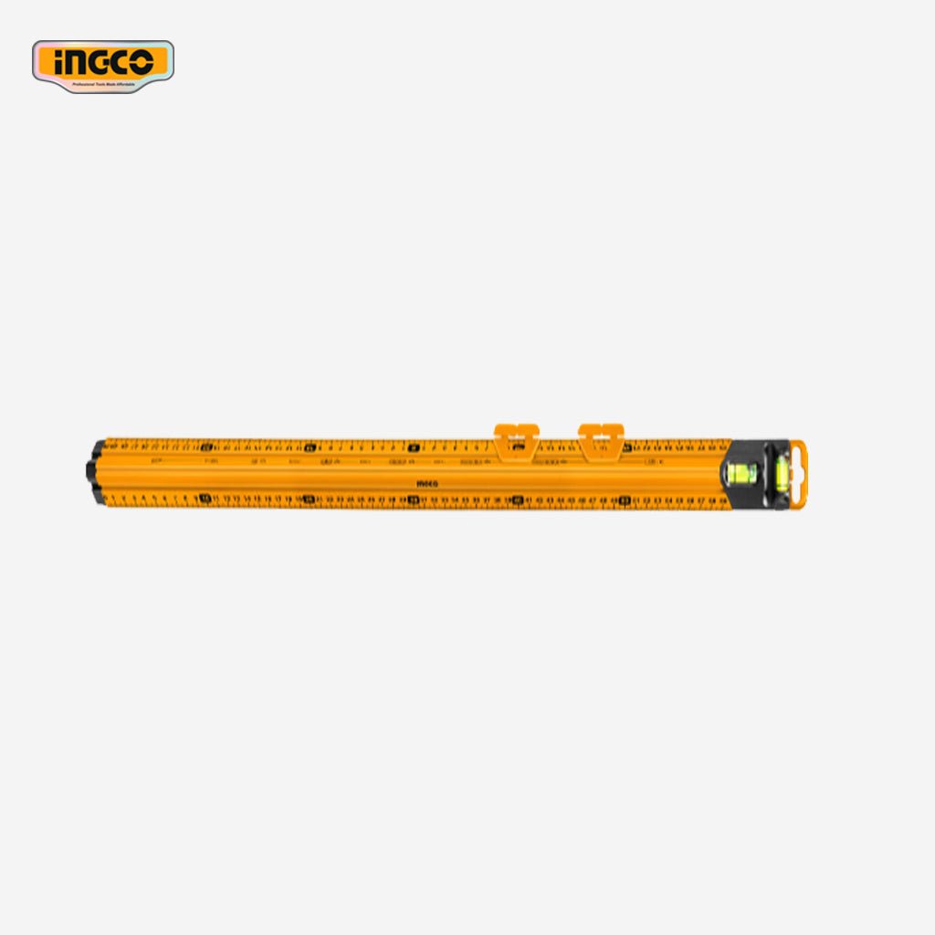 Ingco 60cm Measure Mate Ruler with 2 Vials HSR36003 - Winland Depot
