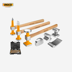 Ingco 7 Pcs Body and Fender Hammer Set HBAFH0711 / HBAFH0712 - Winland Depot