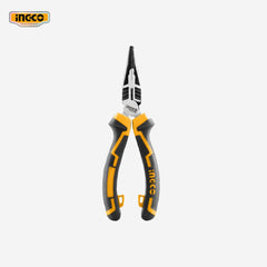 Ingco 8 Inch High Leverage Long Nose Pliers CR - V HHLNP28200 - Winland Depot