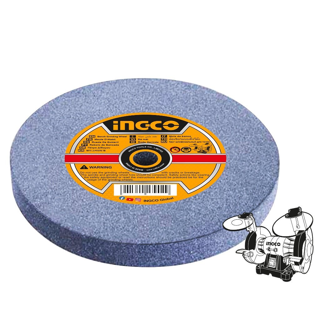 Ingco 8 Inches Abrasive Bench Grinding Wheel AGW200 - Winland Depot