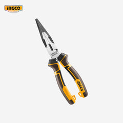 Ingco 8 Inches High Leverage Bent Nose Pliers Cr - V Steel Material HHBNP28201 - Winland Depot
