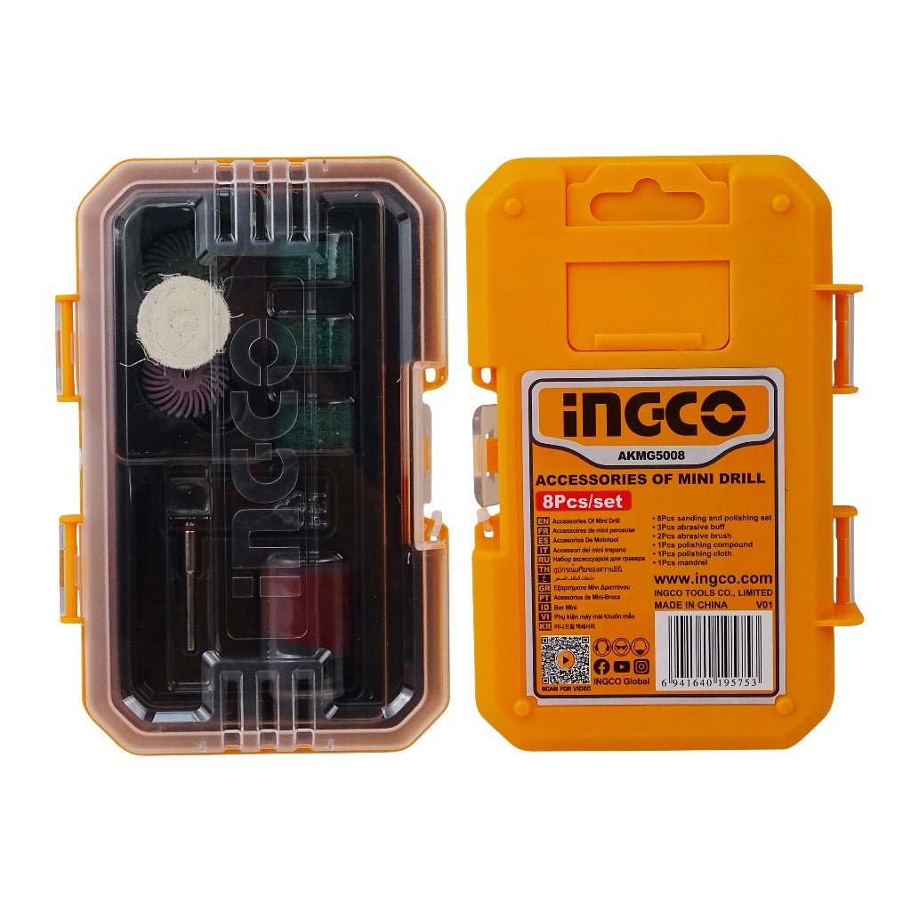 Ingco 8 Pcs - 73 Pcs Accessories of Mini Drill - Winland Depot
