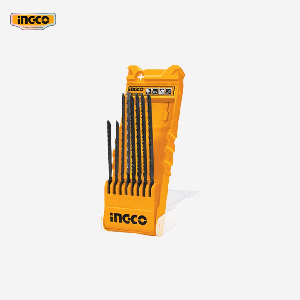 Ingco 8 Pcs / Set Jigsaw Blade Set For Metal and Wood AKD8088 - Winland Depot