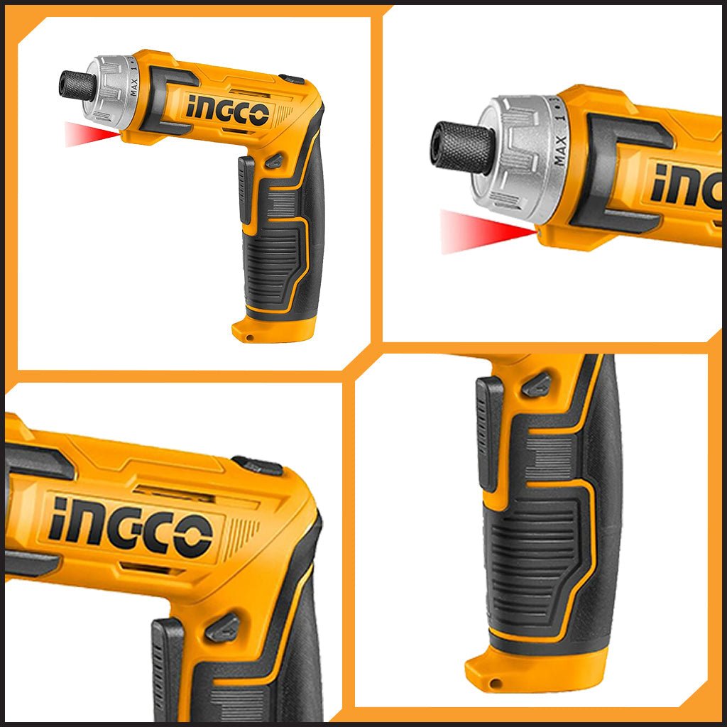 Ingco 8V / 1/4 Inch Lithium - Ion Cordless Screwdriver CSDLI0802 - Winland Depot