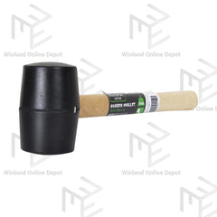 Hoyoma japan by Winland 340g/12oz Rubber Mallet w/ Wooden Handle Maso Martilyo HT-RM12