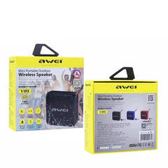 Awei by Winland Y119 Mini Portable Outdoor Wireless Speaker w/ TWS Function and Superior Bass Sound