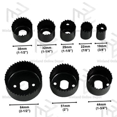 Proman by Winland 11pcs Hole Saw Set 3/4" to 2-1/2" RR-553