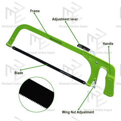 Hoyoma japan by Winland Frame Saw Hacksaw with Blade 12" (300mm) HS7061